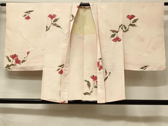 平和屋着物#羽織 ろうけつ染め 草花文 正絹 逸品 未使用 CABF1257in