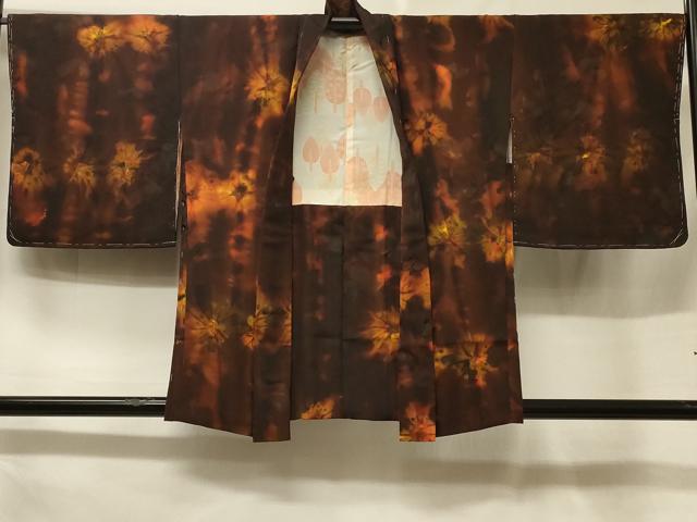 平和屋着物#羽織 南天地紋 霞文 暈し染め 正絹 逸品 未使用 CABF1266in