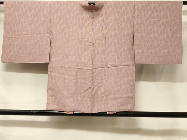 平和屋着物#羽織 色無地 樹林地紋 白茶色 正絹 逸品 CABF1279in