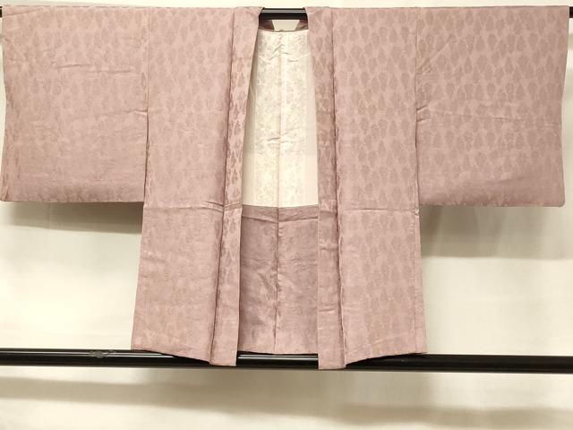 平和屋着物#羽織 色無地 樹林地紋 白茶色 正絹 逸品 CABF1279in
