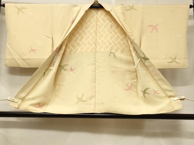 平和屋着物#羽織 地紋起こし 飛鶴文 正絹 逸品 CABF1284in