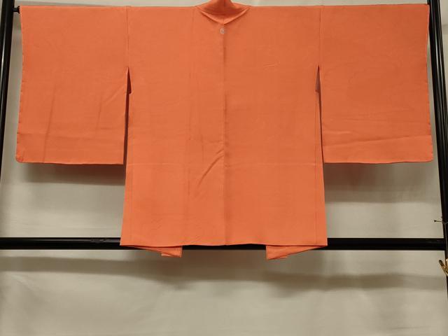 平和屋着物＃羽織　色無地　雲重ね地紋　黄丹色　正絹　逸品　未使用　CABF1285in 平和屋着物＃羽織 色無地 雲重ね地紋 黄丹色 正絹 逸品 未使用