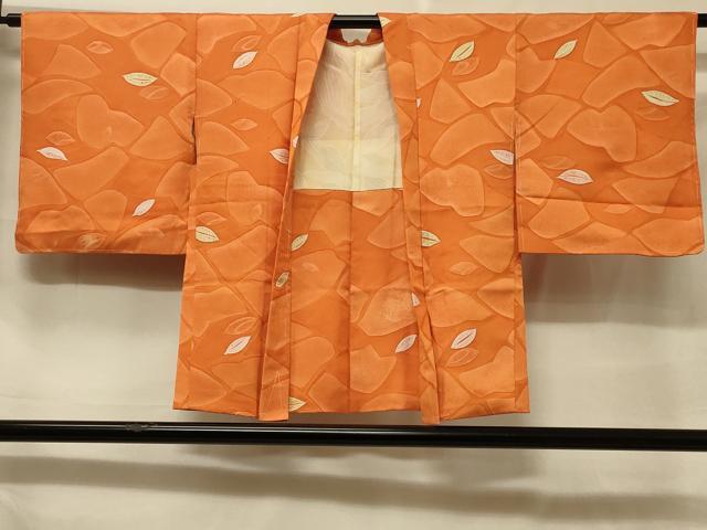 平和屋着物＃羽織　地紋起こし　切嵌舞葉文　正絹　逸品　未使用　CABF1290in 平和屋着物＃羽織 地紋起こし 切嵌舞葉文 正絹 逸品 未使用 CABF1290in