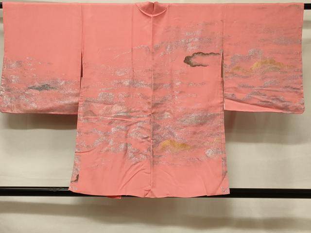 平和屋着物#羽織 寿光織 雲重ね文 金銀糸 正絹 逸品 未使用 CABF1296in