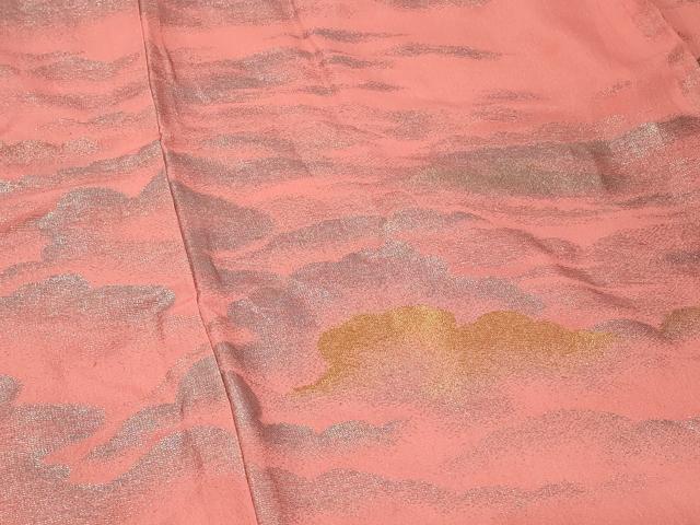 平和屋着物#羽織 寿光織 雲重ね文 金銀糸 正絹 逸品 未使用 CABF1296in