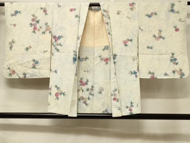 平和屋着物#羽織 草花文 暈し染め 正絹 逸品 未使用 CABF1314in