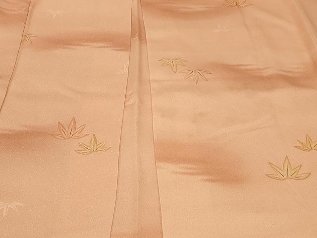 平和屋着物#羽織 地紋起こし 笹の葉文 暈し染め 正絹 逸品 未使用 CABF1320in