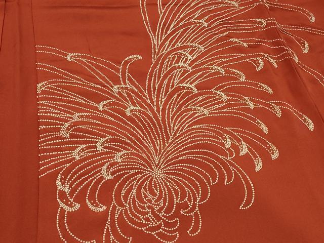 平和屋着物#中国三大刺繍 総相良刺繍 羽織 乱菊 正絹 逸品 未使用 CABF1340in