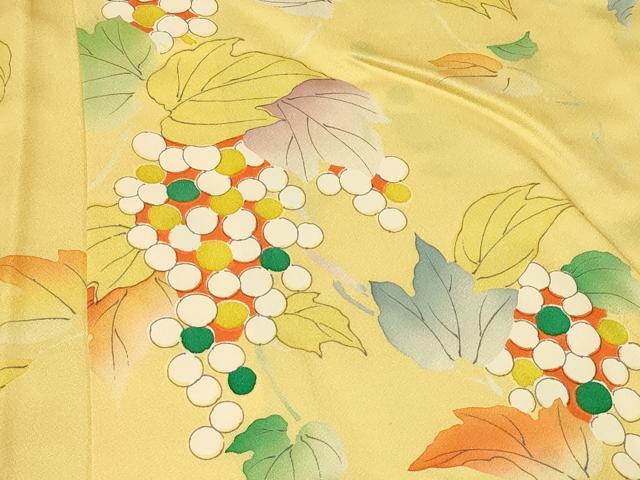 平和屋着物#羽織 葡萄蔦の葉文 正絹 逸品 未使用 CABF1368in