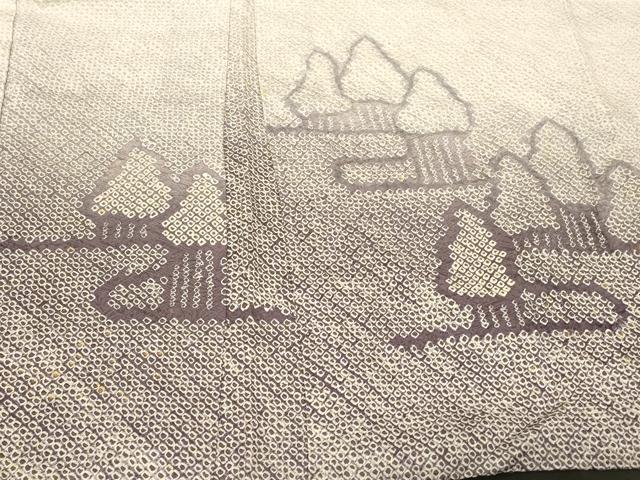 平和屋着物#羽織 総絞り 樹林文 暈し染め 正絹 逸品 CABF1370in