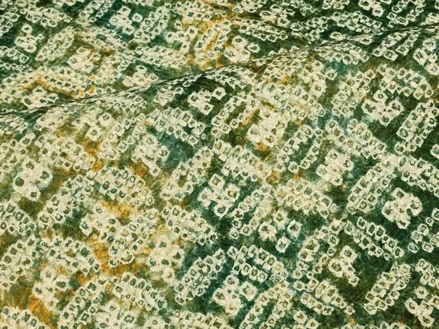 平和屋着物#羽織 総絞り 七宝文 暈し染め 正絹 逸品 未使用 CABF1386in
