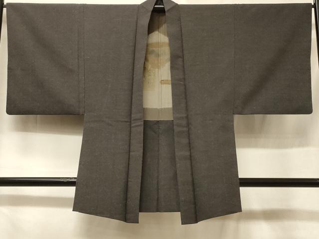 平和屋着物#男性 羽織 紬地 霞文 正絹 逸品 CABF1411in