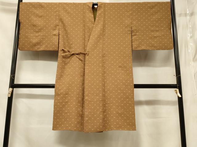 平和屋着物#道中着 草花青海波 ロング丈 洗える着物 CABF1420in