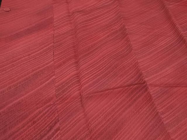 平和屋着物#道行コート ふくれ織 斜線文 暈し染め 正絹 逸品 CABF1428in