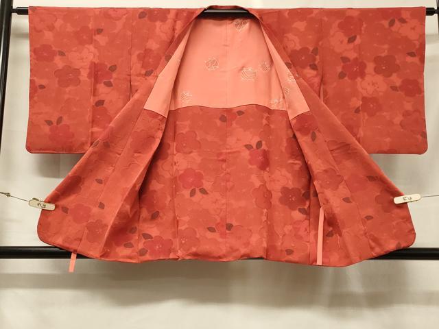 平和屋着物#道行コート 地紋起こし 花づくし 金彩 正絹 逸品 CABF1432in