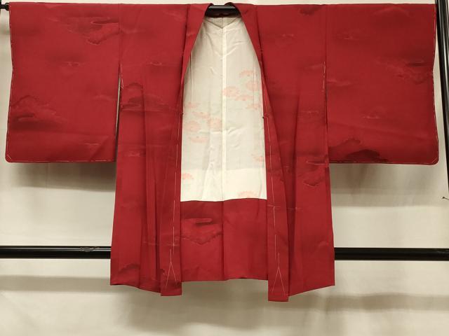平和屋着物#羽織 地紋起こし 風景文 暈し染め 正絹 逸品 未使用 CABF1439in