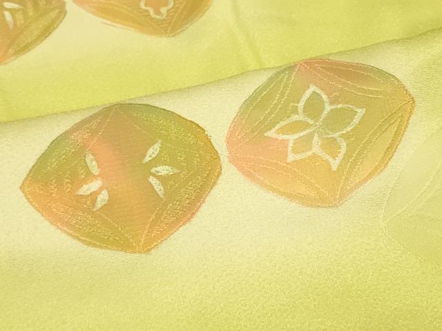 平和屋着物#羽織 地紋起こし 七宝花文 暈し染め 正絹 逸品 未使用 CABF1442in