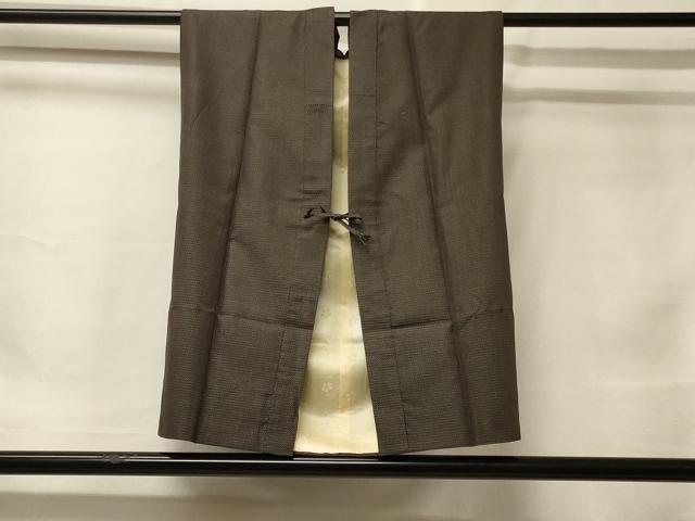 平和屋着物#男性 袖無し羽織 陣羽織 紬地 100亀甲 総詰め 正絹 逸品 CABF1459in