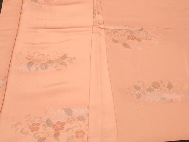 平和屋着物#羽織 地紋起こし 花唐草文 金彩 正絹 逸品 CABF1517in