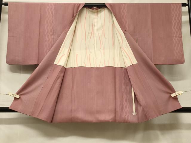 平和屋着物#道行コート 立涌間道 正絹 逸品 CABF1520in