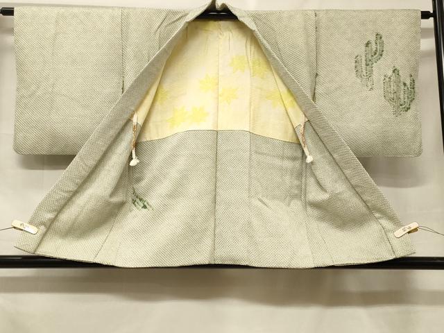 平和屋着物#羽織 総絞り サボテン 正絹 逸品 CABF1526in