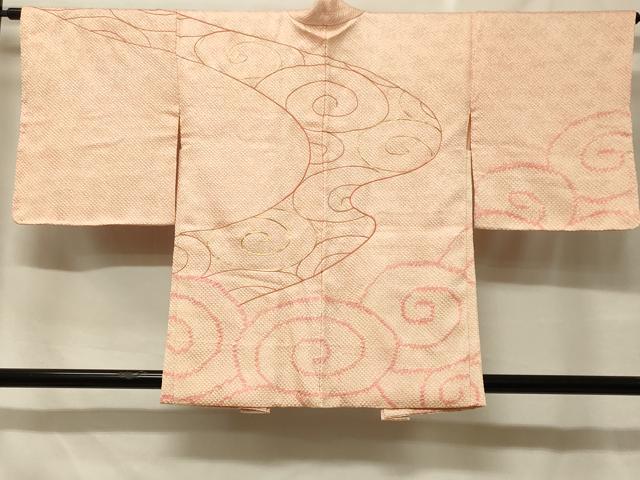平和屋着物#羽織 駒刺繍 総絞り 流水文 正絹 逸品 未使用 CABF1538in