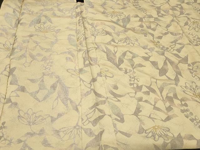 平和屋着物#羽織 寿光織 枝花文 金銀糸 正絹 逸品 CABF1540in