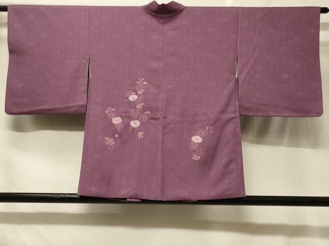 平和屋着物＃羽織 総刺繍 枝花文 正絹 逸品 CABF1577in