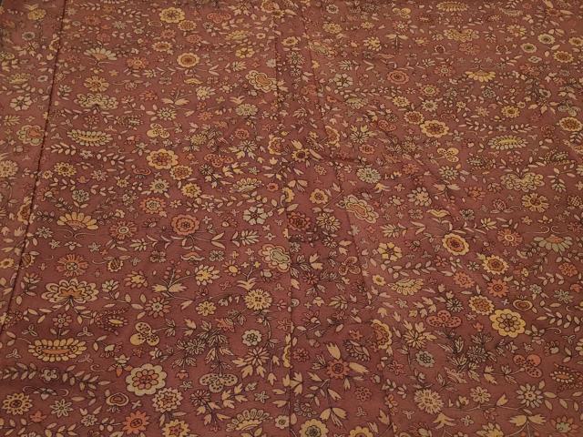平和屋着物#羽織 更紗花文 正絹 逸品 CABF1579in