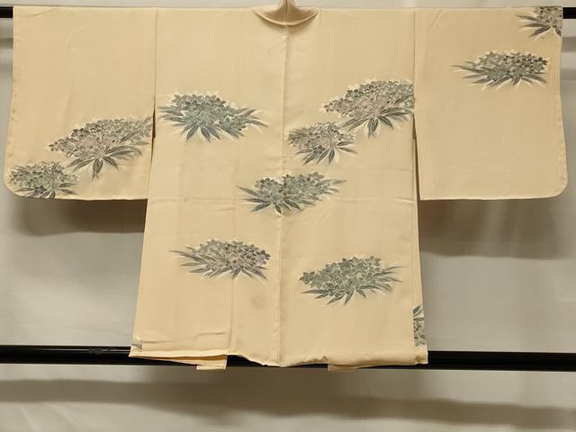 平和屋着物#羽織 寿光織 草花文 銀糸 正絹 逸品 未使用 CABF1598in