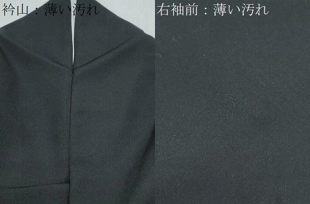 平和屋着物■豪華黒留袖 駒刺繍 扇面飛鶴花文 金彩 正絹 逸品 CABF1701th