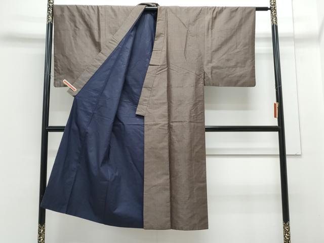 平和屋着物■男性 本場大島紬 アンサンブル 80亀甲 総詰め 正絹 逸品 CABF1710th