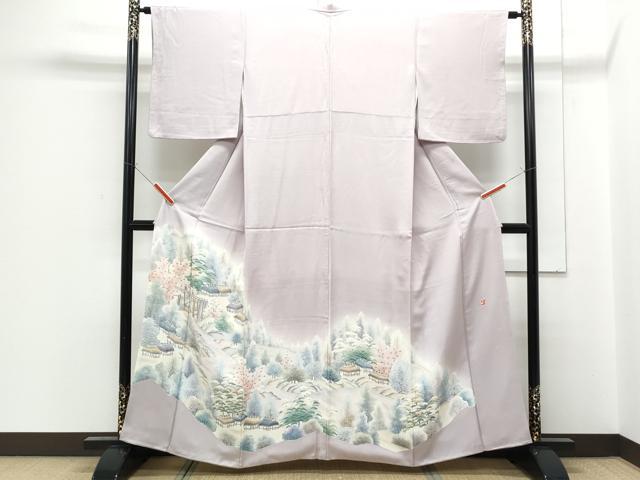 平和屋着物■豪華色留袖 作家物 人物風景文 暈し染め 正絹 逸品 CABF1847th