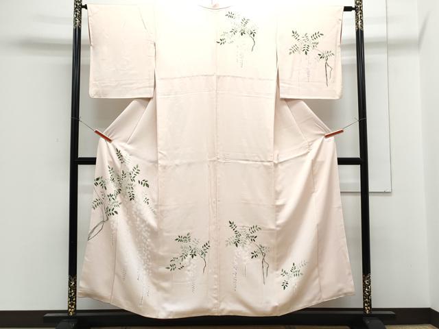 平和屋着物■訪問着 枝垂れ花文 正絹 逸品 CABF1881th