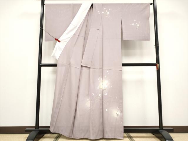 平和屋着物*夏物 訪問着 絽 友禅 草花文 蛍暈し 正絹 逸品 CABF2448tx