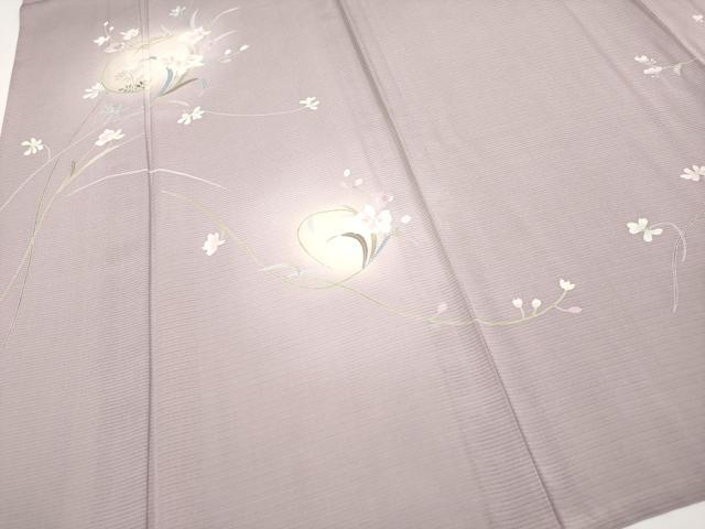 平和屋着物*夏物 訪問着 絽 友禅 草花文 蛍暈し 正絹 逸品 CABF2448tx