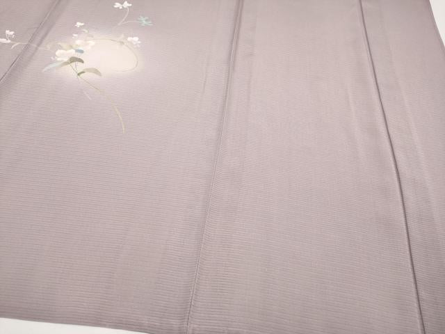 平和屋着物*夏物 訪問着 絽 友禅 草花文 蛍暈し 正絹 逸品 CABF2448tx