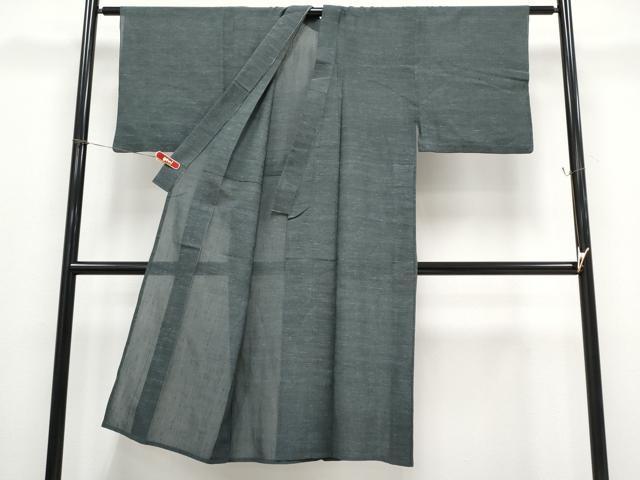 平和屋着物*夏物 男性 紗紬 霞文 羊羹色地 正絹 逸品 CABF2479tx