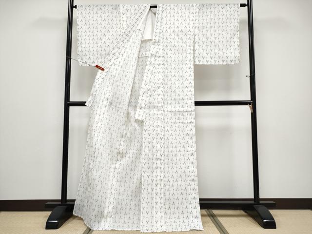 平和屋着物▽小紋 単衣 吉祥文 洗える着物 未使用 CABF2498tx