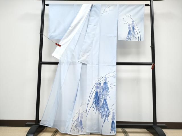 平和屋着物*夏物 訪問着 絽 薬玉 暈し染め 洗える着物 CABF2617tx