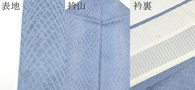 平和屋着物*夏物 色無地 草木紋紗 藤色 正絹 逸品 CABF2622tx