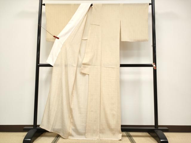 平和屋着物*夏物 小紋 絽 吉祥間道 洗える着物 CABF2637tx