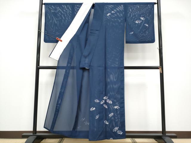 平和屋着物*夏物 訪問着 絽 地紙草花文 洗える着物 CABF2652tx