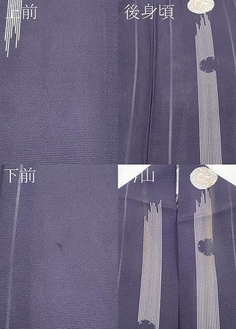 平和屋着物*夏物 小紋 絽 草花丸文 正絹 逸品 CABF2657tx