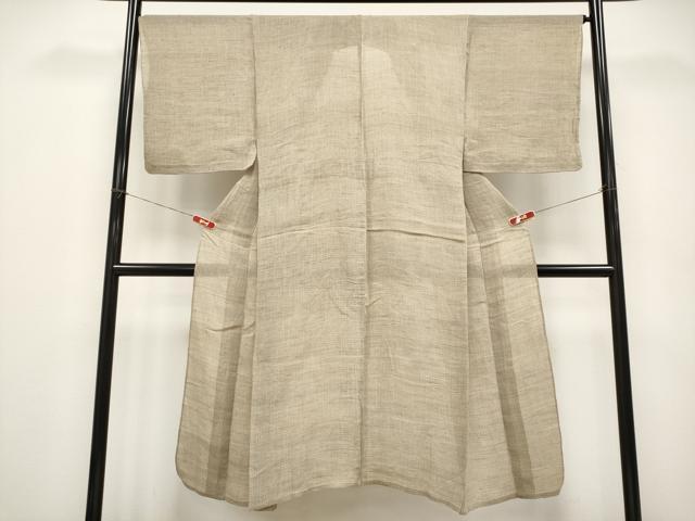 平和屋着物*夏物 男性 上布 十字絣 麻 逸品 CABF2679tx