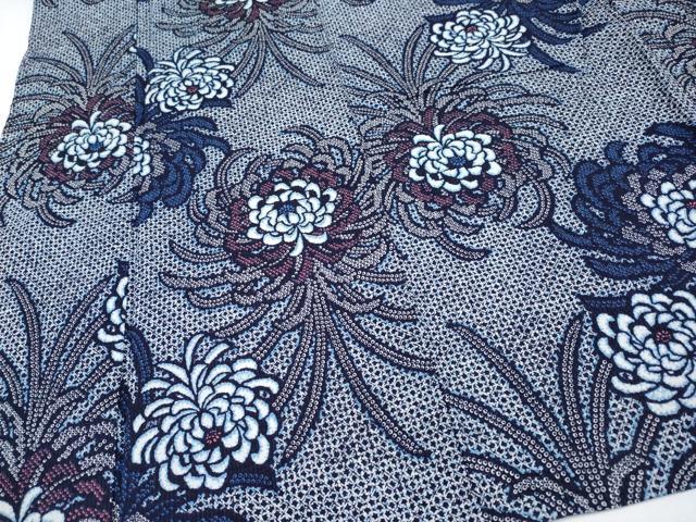 平和屋着物∴夏物 浴衣 乱菊 リップル生地 綿 逸品 CABF2743tx