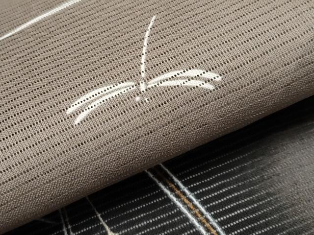 平和屋着物∴夏物 浴衣 綿絽 トンボ 暈し染め 金彩 綿 逸品 CABF2759tx