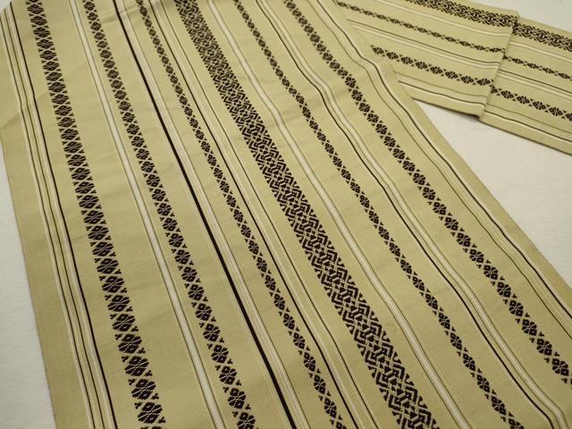 平和屋着物◎本場筑前博多織 八寸名古屋帯 献上 名古屋仕立て 正絹 逸品 CABF2854ze
