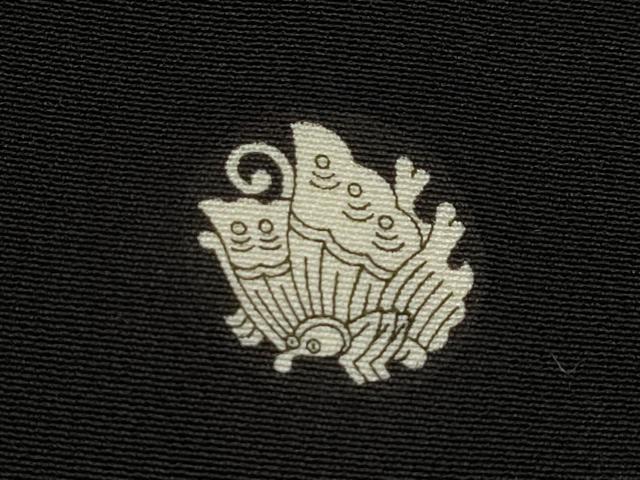 平和屋着物■豪華黒留袖 駒刺繍 扇面飛鶴吉祥花文 金彩 正絹 逸品 CABF2931ze