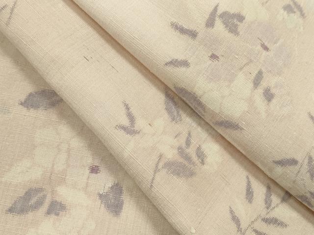 平和屋着物▽上質な紬　単衣　花づくし文　正絹　逸品　AABF5035jh 平和屋着物▽上質な紬 単衣 格子 正絹 逸品 AABG7771jh 【公式通販】